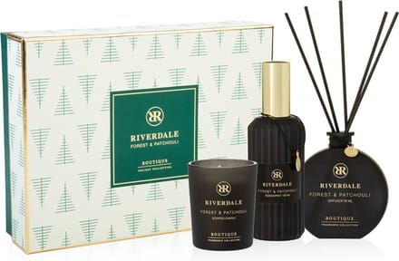 Riverdale - Geschenkset - Forest & Patchouli - Large - Geurstokjes, geurkaars en huisparfum