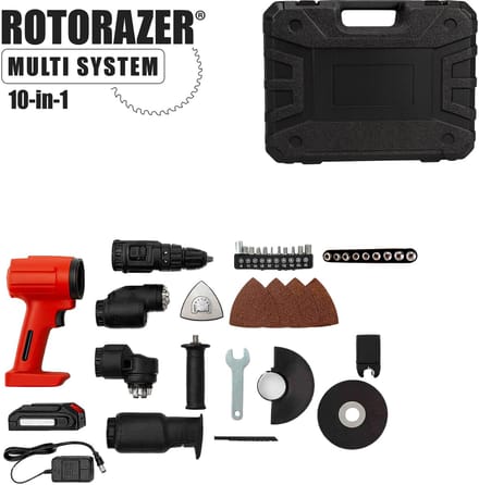 Rotorazer 10-in-1 - Multitool Gereedschap - Snoerloos - Accu - 10 Tools in 1
