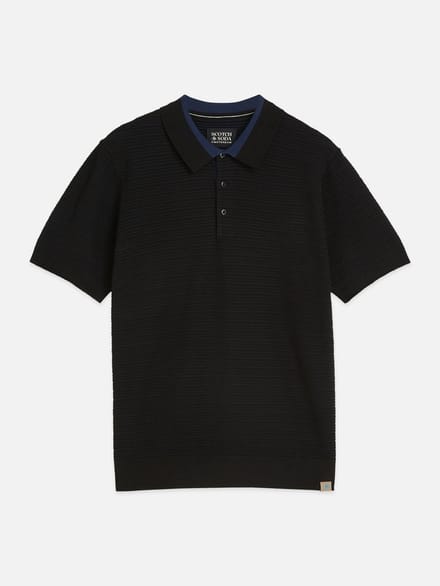 Scotch & Soda Structured Knitted Regularfit Polo