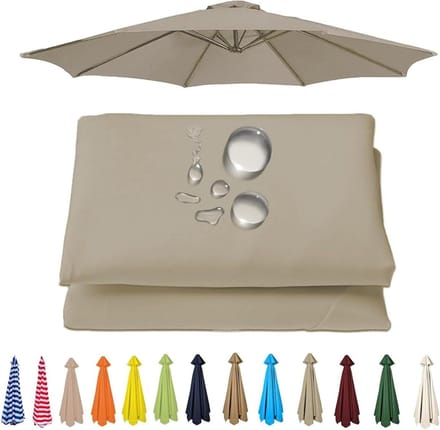 Parasol Luifel - Parasolhoes Vervanging - Buiten Schaduw - Waterdicht Polyester - 2-3.5 Meter - B5