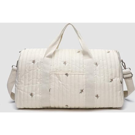 Geborduurde Mama Tas Reis Opbergtas Draagbare Moeder en Baby Reis Mama Tas white