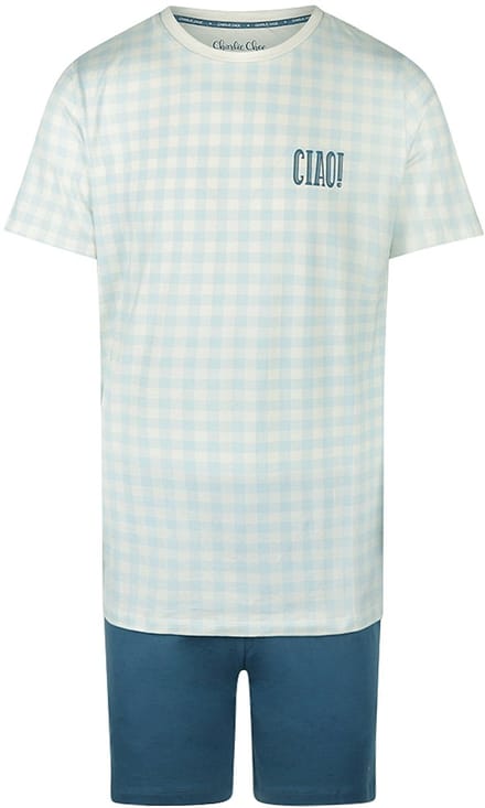 Charlie Choe pyjama jongens - blauw - N59050-42 - maat 110/116