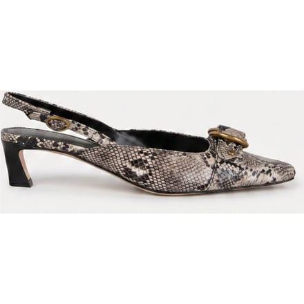 Michael Kors Jaden Kitten Sling Natural Maat: 38.5 | Pumps Outlet | Dames | Zwart