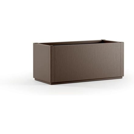 STEFANPLAST Bac a fleur/Jardiniere ETHICA rectangulaire 80 cm - 80x36x35cm - Taupe