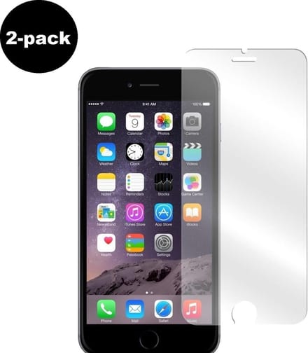 Screenprotector Geschikt voor iPhone 6s Screenprotector Glas Gehard Tempered Glass - Screenprotector Geschikt voor iPhone 6s Screen Protector Screen Cover - 2 PACK