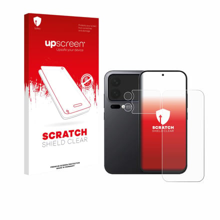 upscreen - Screenprotector voor Xiaomi 17 Pro (Voor+Camera) - Folie Beschermfolie transparant
