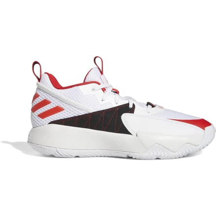 Dame gecertificeerde basketbalschoen voor heren, cloudwit/levendig rood/dash grijs
