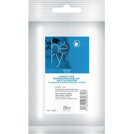 Reinigingsdoekjes voor katten Héry (x25)