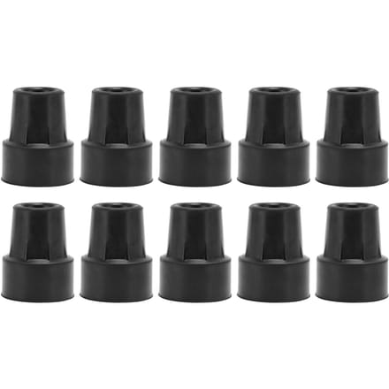 10 Stuks Loopsteun Rubberen Einden Anti-Slip Loopsteun Ferrule Beschermers 19mm Binnendiameter