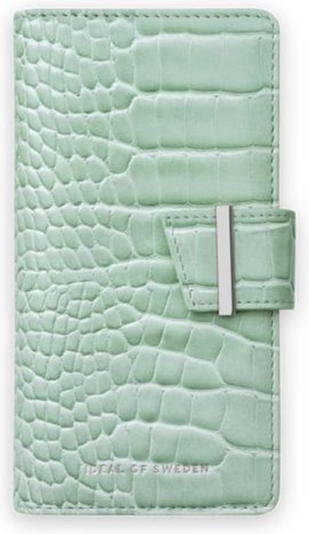 iDeal of Sweden Phone Wallet voor iPhone 12 Mini Mint Croco