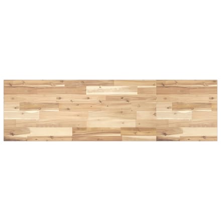 vidaXL - Wastafelblad - 120x40x2 - cm - onbehandeld - massief - acaciahout