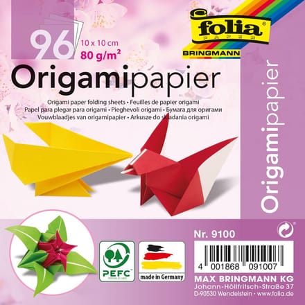 Folia vouwpapier | ft 10 x 10 cm | pak van 100 vel