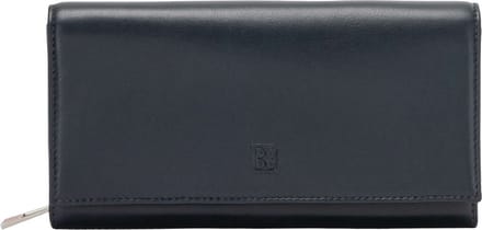 DuDu Madeira Portemonnee Leder 19 cm - Dames - Horizontaal - navy