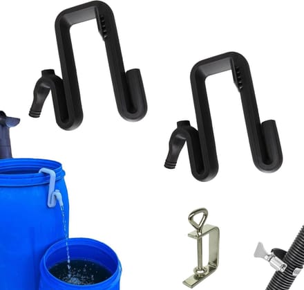 Regenton Overloop Set - Overloopbuis - Waterafvoer Tuin - Boorgatvrije Montage - 2 Stuks - Zwart