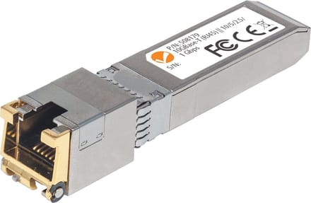 Intellinet 508179 10Gb SFP+Mini-GBIC Transceiver für RJ45-Kabel 30m bis 10 Gbit/s mit Cat6a-Kabel SFP (Mini-GBIC) transceivermodule 10 GBit/s
