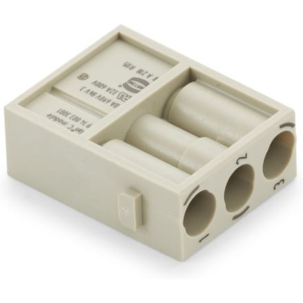 Connector 3-pins voor male pin