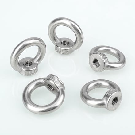 Ringmoeren M8 10 Stuks van RVS 304 - Duurzame Ringmoeren voor Tillen en Bevestigen van Accessoires