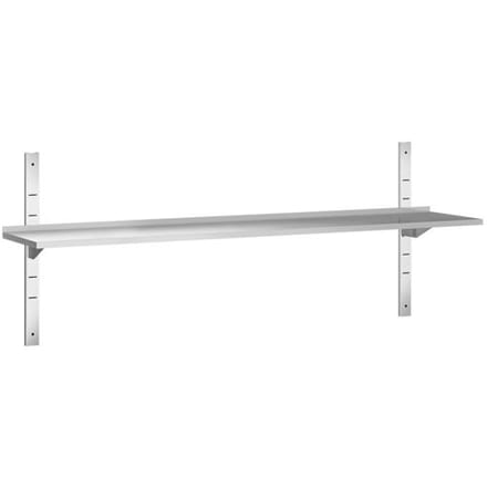 GGM Gastro RVS wandschap PREMIUM - 1800x400mm zilver