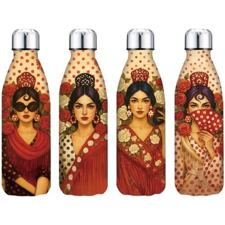Beeldjes Signes Grimalt Flamenco Thermosfles Met Geschenkverpakking