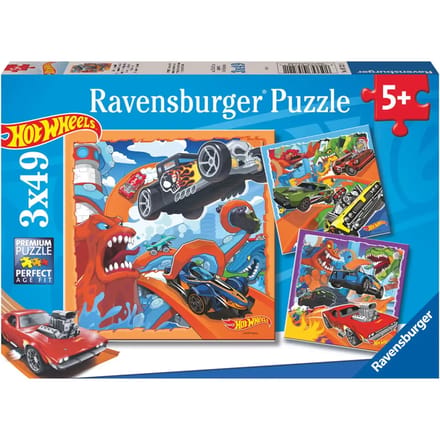 Puzzel van 39 stukken Ravensburger Hot Wheels
