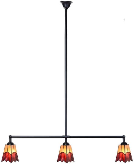Tiffany T-lamp 3 lichts Fleur de Vanneau Kievitsbloem - Art Deco Trade