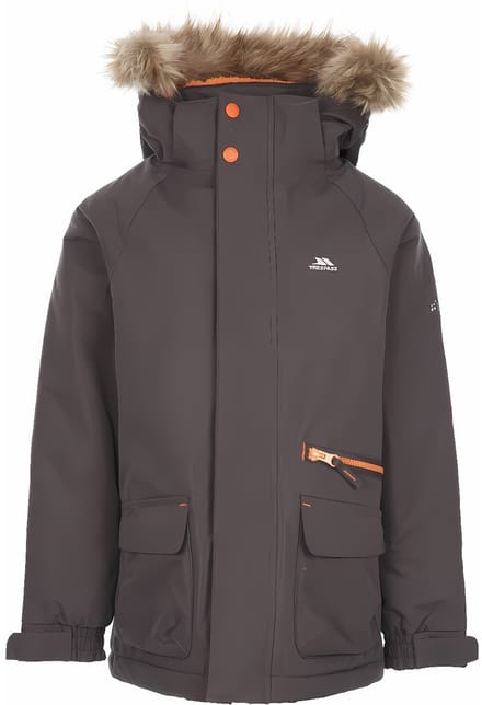 Trespass kinderregenjas Upbeat - Jongensjas Tp50 donkergrijs