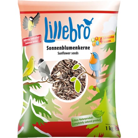 1kg Lillebro Zonnebloempitten voor Vogels