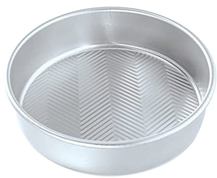 Ronde metallic cakevorm 22,9 cm
