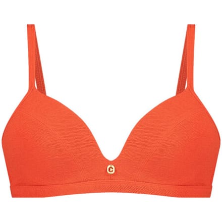 Ten Cate triangle bikini top summer red relief voor Dames | Maat 75B