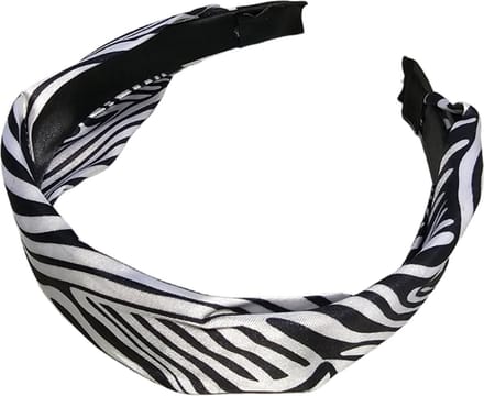 Fako Fashion - Diadeem - Zebra - Zwart/Wit