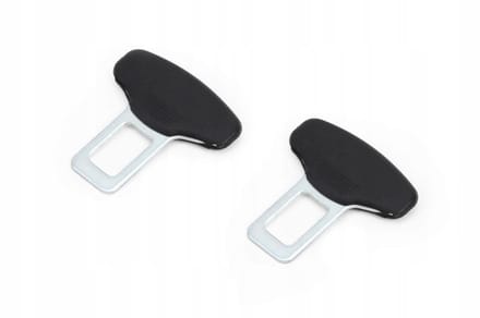 AMiO Gordel Clip Alarmstopper Set van 2 Stuks Zwart-Zilver