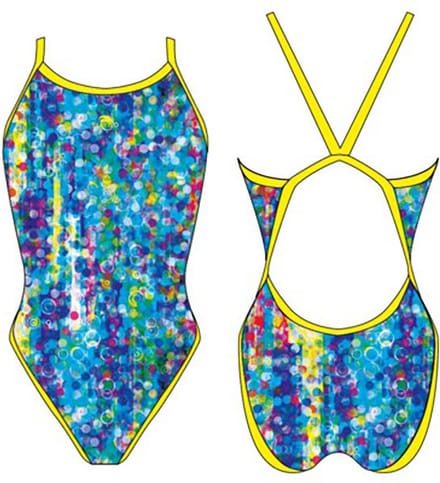 Turbo Dots Revolution Zwemkleding Blauw 5-6 Years Meisje