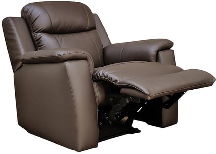 Vente-unique Relaxfauteuil EVASION van leer - bruin
