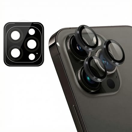 imoshion Camera Lens Protector - Geschikt geschikt voor Apple iPhone 14 Pro/ geschikt voor Apple iPhone 14 Pro Max - 2 Pack - Graphite