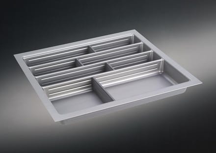 Bestekcassette 90 cm lade-indeling met variabele vakverdeling