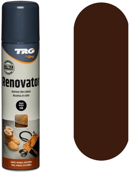 TRG - renovatie spray - voor daim en suède - middel bruin - 250 ml