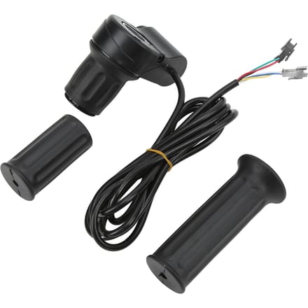 1 Paar 12V?99V Half Grip Gaskabel Universele 3 Snelheidsregeling Draaigaskabel Accelerator Handvat voor black