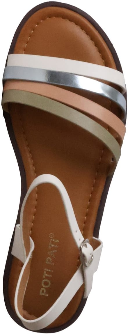 Platte sandalen met bandjes
