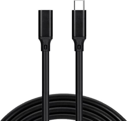 Techvavo® USB C Verlengkabel - USB C Kabel - USB C naar USB C Kabel - USB 3.1 Type-C Verlengkabel - 0.5 meter