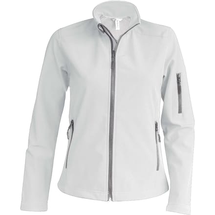 Kariban Dames softshell jas K400 - White - 3XL