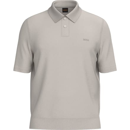 Poloshirt BOSS Orange Asac_P beige gebreid