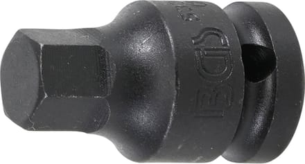 BGS Power bit inbus vierkantaandrijving 12,5 mm (1/2") inbus...
