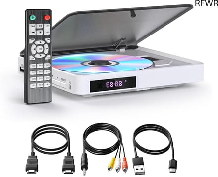 Dvd Speler - Cd Speler - Films Kijken - Regio Vrij - 1080P Upscaling - Wit