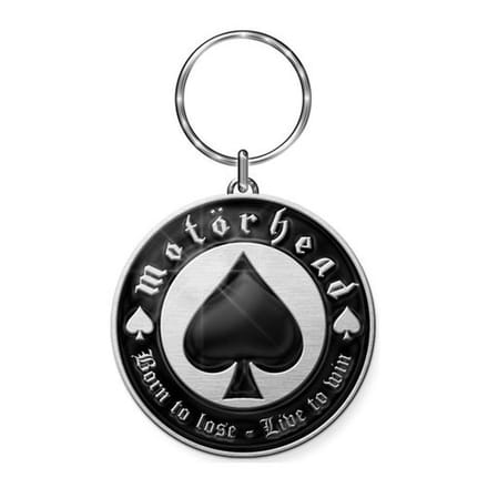 Motorhead - Born To Lose Sleutelhanger - Zwart/Zilverkleurig