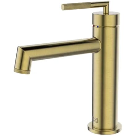 Essebagno Wastafelmengkraan Portofino - Waterbesparend - Lage Uitloop - Goud - 8cm