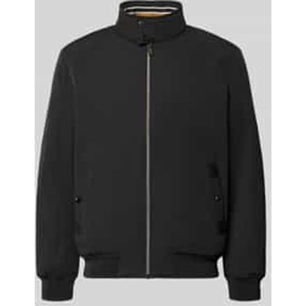 regular fit jas met opstaande kraag