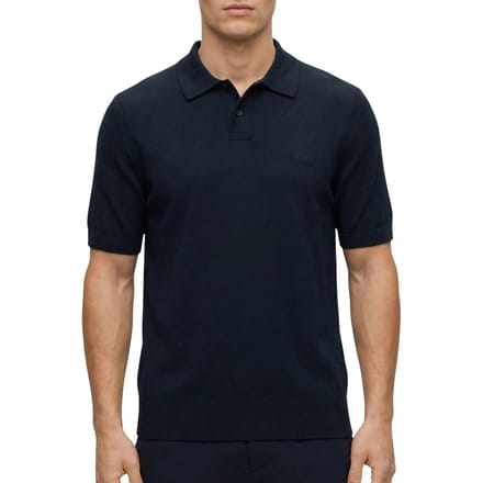 BOSS Asac Polo Donkerblauw (navy) - Maat M - Heren