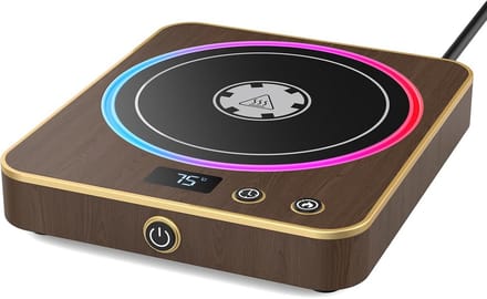 Slimme Bekerwarmer voor Bureau met Temperatuurweergave - Houd Koffie en Thee Warm