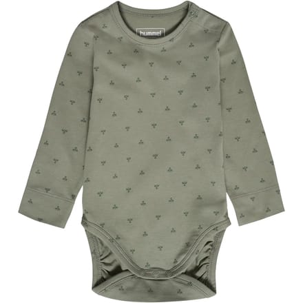 Hummel kinderbody met lange mouwen Hmlmini Bee Aop L/S 230320