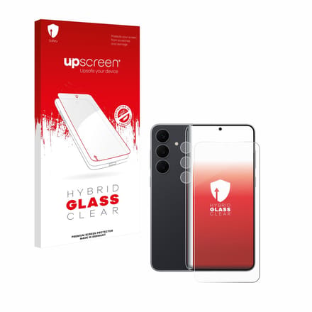 upscreen - Screenprotector voor Samsung Galaxy S25 FE (Voor+Camera) - Folie Beschermfolie Beschermglas transparant